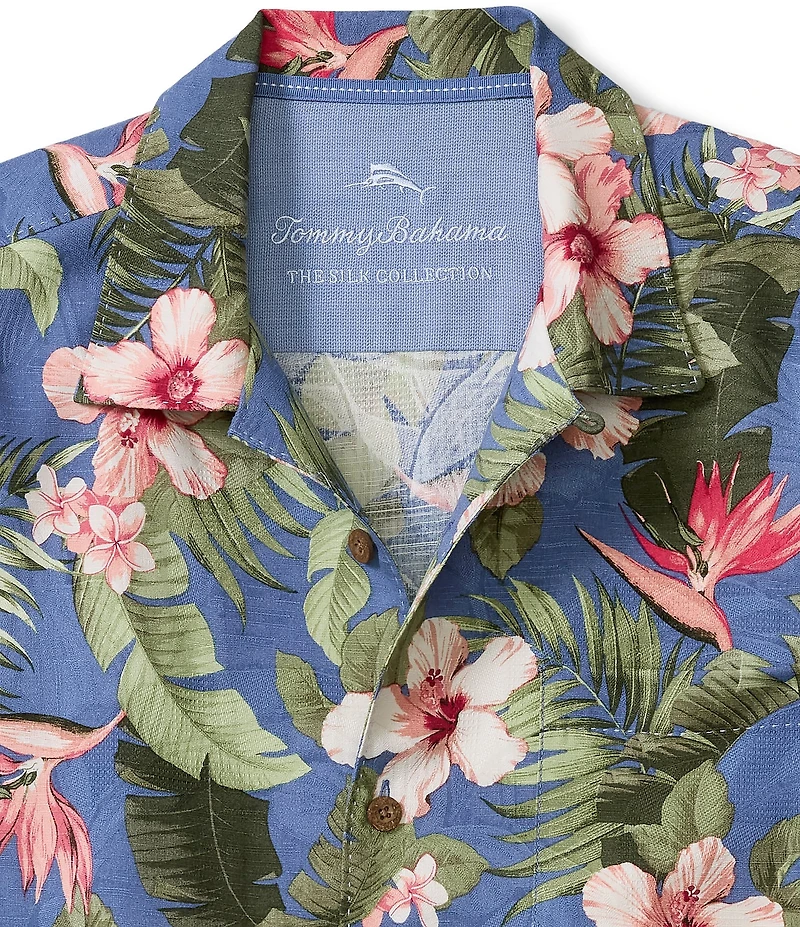 Tommy Bahama Big & Tall Flora Festival Short Sleeve Woven Camp Shirt