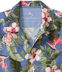 Tommy Bahama Big & Tall Flora Festival Short Sleeve Woven Camp Shirt