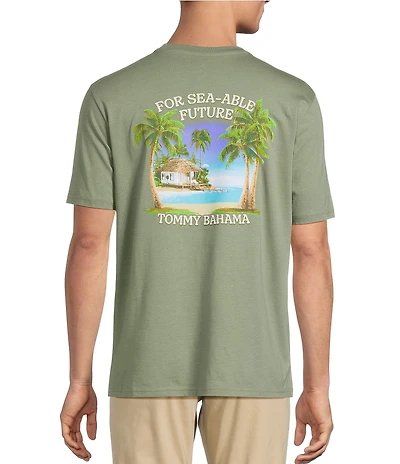 Tommy Bahama Big & Tall For Sea-Able Future Short Sleeve T-Shirt