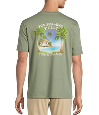 Tommy Bahama Big & Tall For Sea-Able Future Short Sleeve T-Shirt