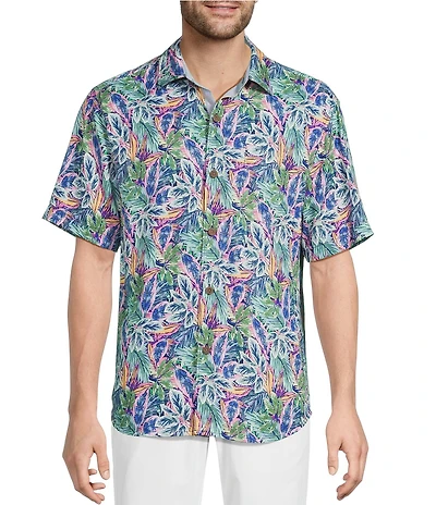 Tommy Bahama Big & Tall Forever Fuego Short Sleeve Woven Shirt