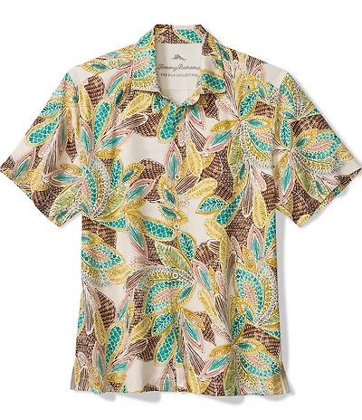 Tommy Bahama Big & Tall Fuego Tropics Short Sleeve Woven Shirt