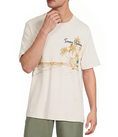 Tommy Bahama Big & Tall Golden Shores Short Sleeve Graphic T-Shirt