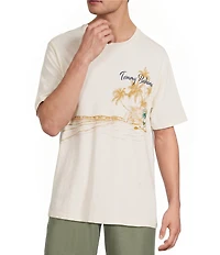 Tommy Bahama Big & Tall Golden Shores Short Sleeve Graphic T-Shirt