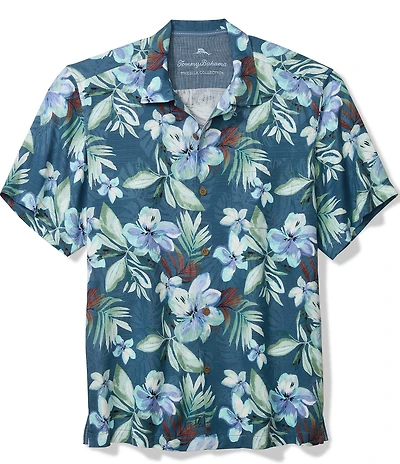 Tommy Bahama Big & Tall Hibiscus Bluff Short Sleeve Woven Camp Shirt