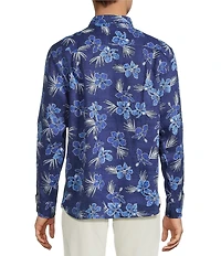 Tommy Bahama Big & Tall Hibiscus Oasis Long Sleeve Woven Shirt
