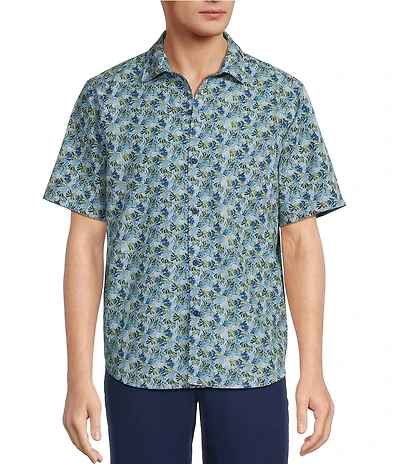 Tommy Bahama Big & Tall IslandZone Bahama Coast Chico Palms Short Sleeve Woven Shirt