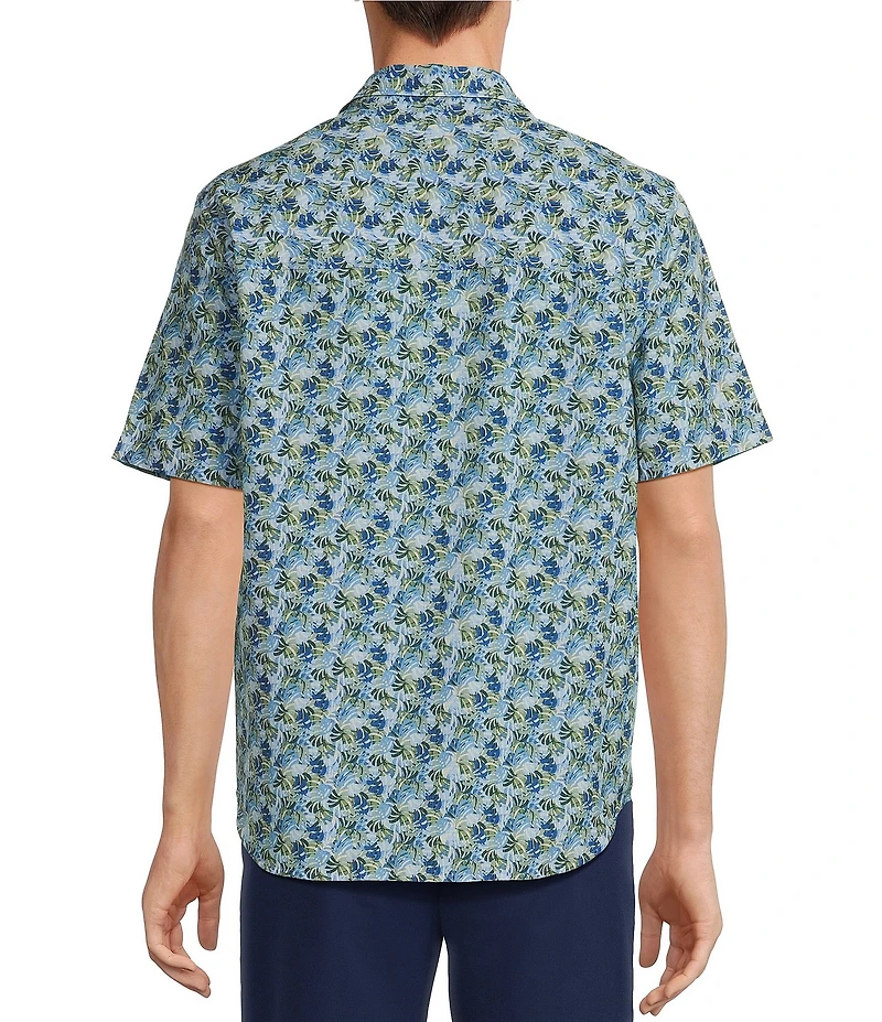 Tommy Bahama Big & Tall IslandZone Bahama Coast Chico Palms Short Sleeve Woven Shirt