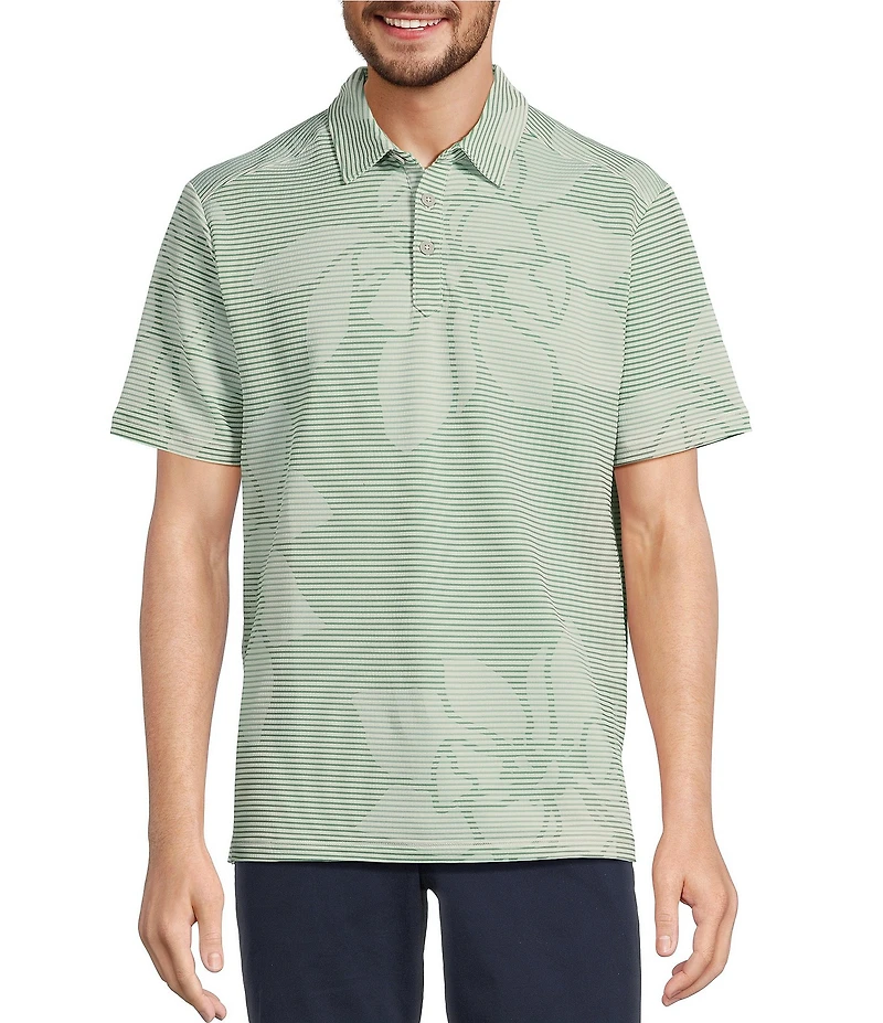 Tommy Bahama Big & Tall IslandZone Costa Wave Grande Fiorisce Short Sleeve Polo Shirt