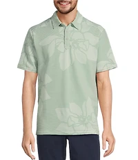 Tommy Bahama Big & Tall IslandZone Costa Wave Grande Fiorisce Short Sleeve Polo Shirt
