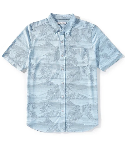 Tommy Bahama Big & Tall IslandZone San Lucio Corsica Coast Short Sleeve Woven Shirt
