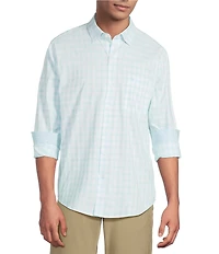 Tommy Bahama Big & Tall IslandZone Sarasota Stretch Nuevo Check Long Sleeve Woven Shirt