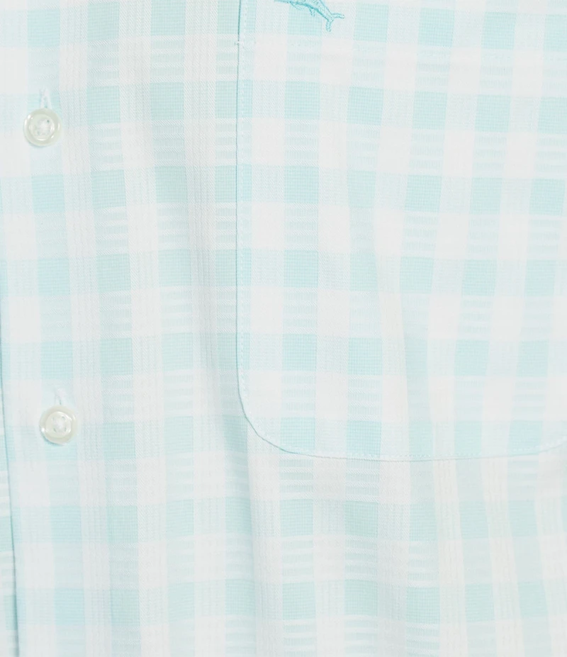 Tommy Bahama Big & Tall IslandZone Sarasota Stretch Nuevo Check Long Sleeve Woven Shirt