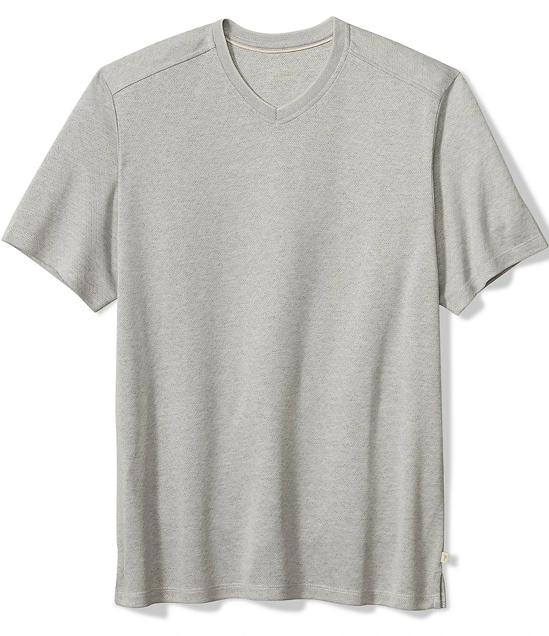 Tommy Bahama Big & Tall Keyport Diamond Short Sleeve V-Neck T-Shirt