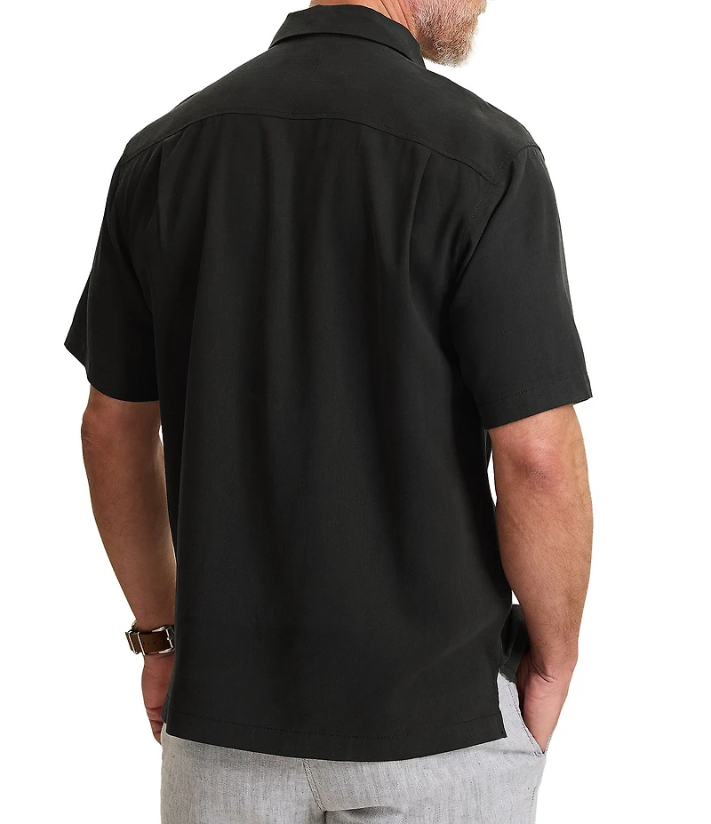 Tommy Bahama Big & Tall Kona Border Short Sleeve Woven Shirt