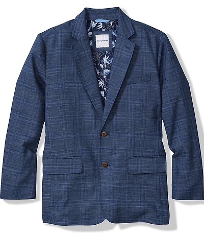 Tommy Bahama Big & Tall Latigo Glenn Plaid Blazer