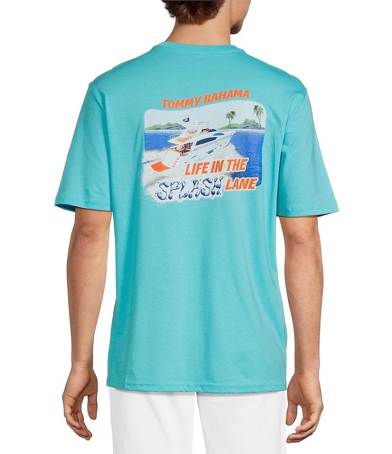 Tommy Bahama Big & Tall Life In The Splash Lane Short Sleeve T-Shirt