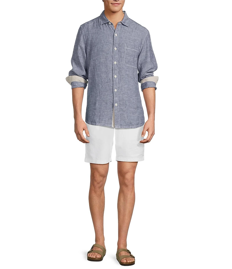 Tommy Bahama Big & Tall Linen Paradise Breezer Long Sleeve Woven Shirt