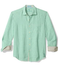 Tommy Bahama Big & Tall Linen Paradise Breezer Long Sleeve Woven Shirt
