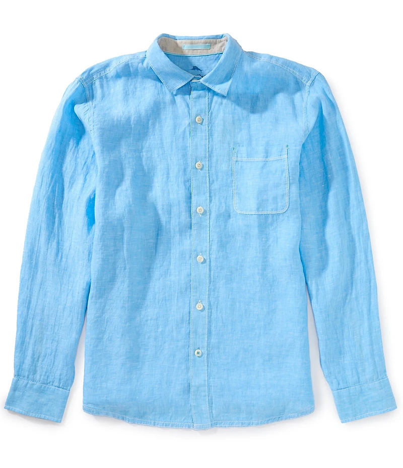 Tommy Bahama Big & Tall Linen Paradise Breezer Long Sleeve Woven Shirt
