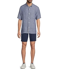 Tommy Bahama Big & Tall Linen Paradise Breezer Short Sleeve Woven Shirt