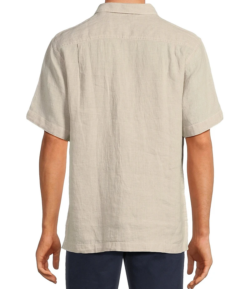 Tommy Bahama Big & Tall Linen Paradise Breezer Short Sleeve Woven Shirt