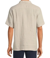 Tommy Bahama Big & Tall Linen Paradise Breezer Short Sleeve Woven Shirt