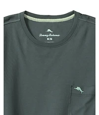 Tommy Bahama Big & Tall Long Sleeve Crew Neck Bali Skyline T-Shirt