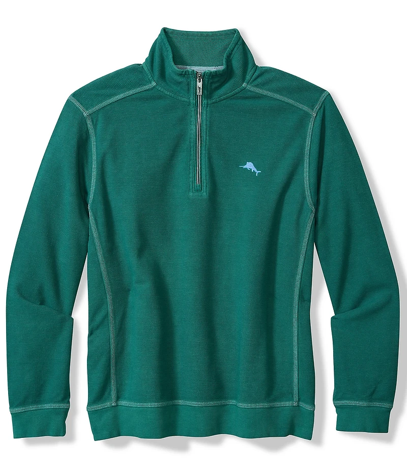 Tommy Bahama Big & Tall Montego Bay Quarter Zip Pullover