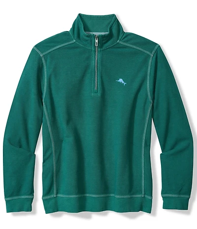 Tommy Bahama Big & Tall Montego Bay Quarter Zip Pullover
