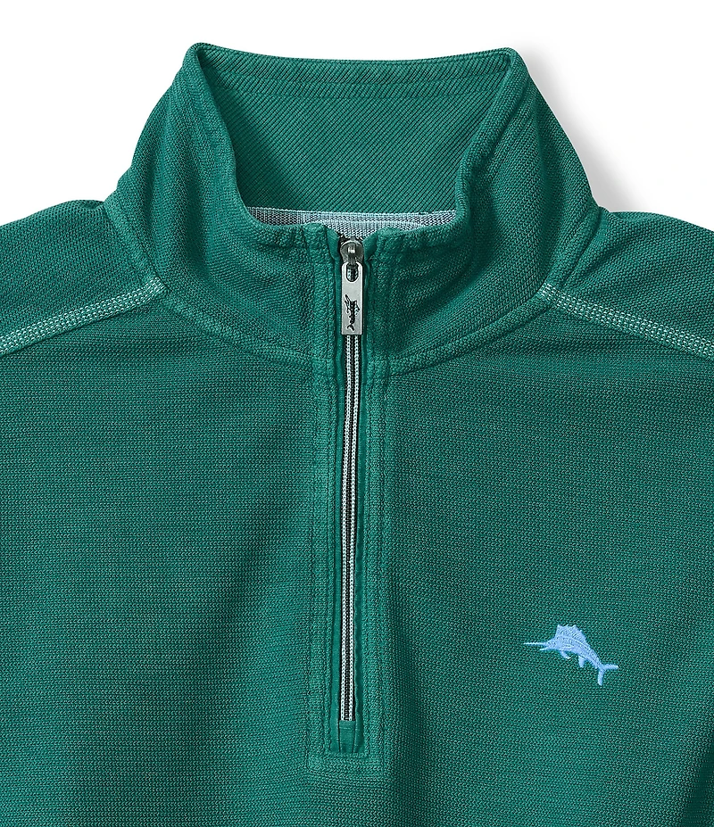Tommy Bahama Big & Tall Montego Bay Quarter Zip Pullover