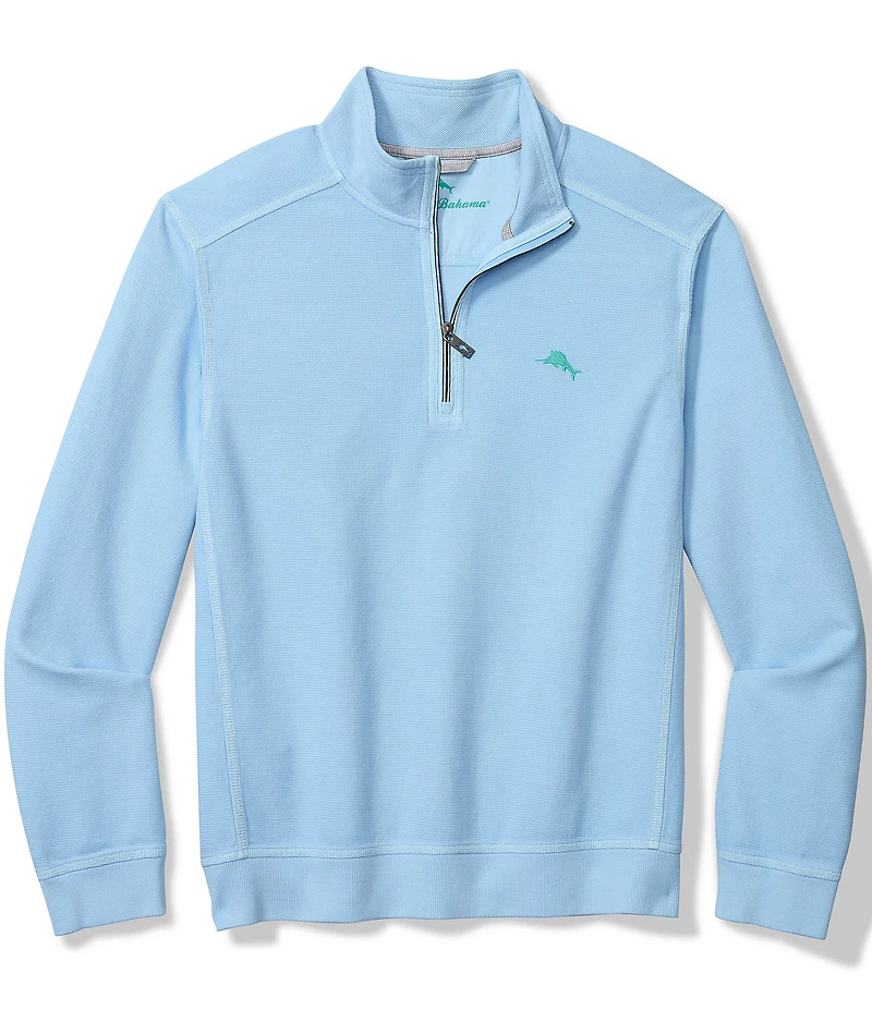 Tommy Bahama Big & Tall Montego Bay Quarter Zip Pullover