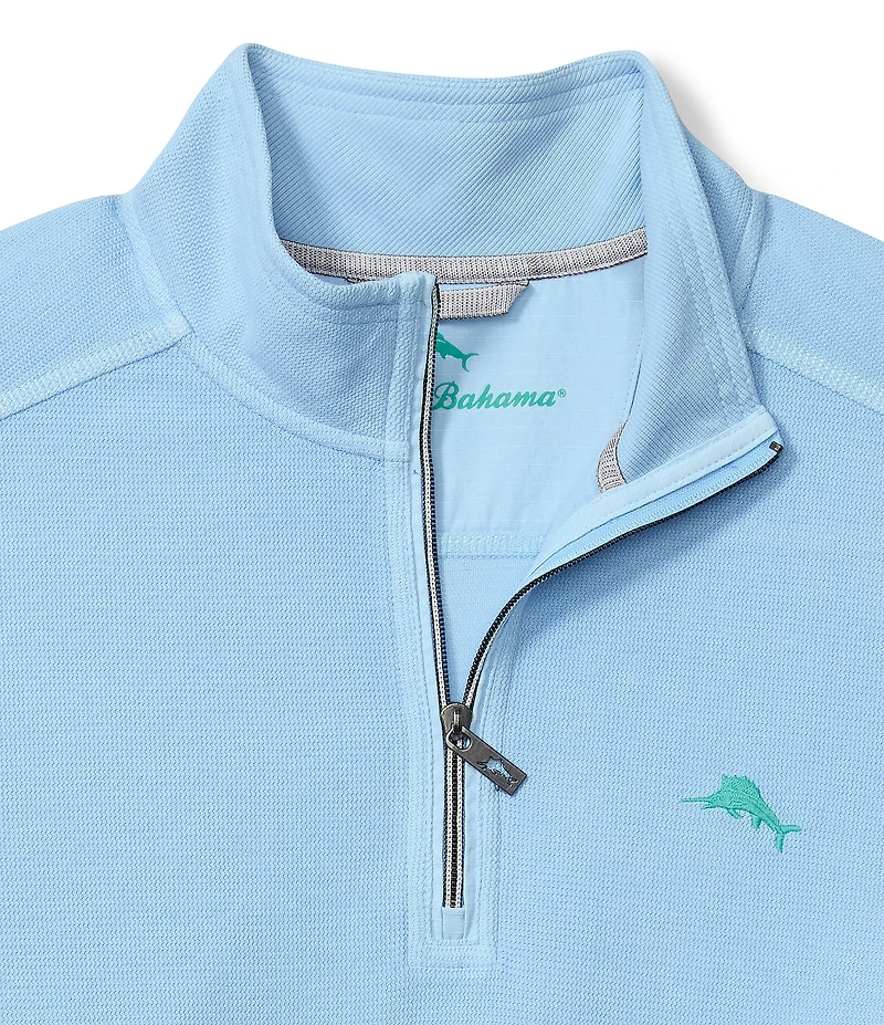 Tommy Bahama Big & Tall Montego Bay Quarter Zip Pullover