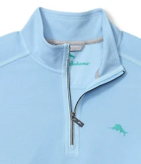Tommy Bahama Big & Tall Montego Bay Quarter Zip Pullover