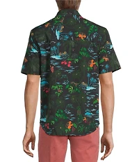 Tommy Bahama Big & Tall Neon Shores Short Sleeve Woven Shirt