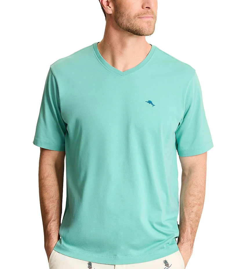 Tommy Bahama Big & Tall New Bali Skyline Short Sleeve V-Neck T-Shirt