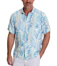 Tommy Bahama Big & Tall Palm Dancer Short Sleeve Woven Shirt