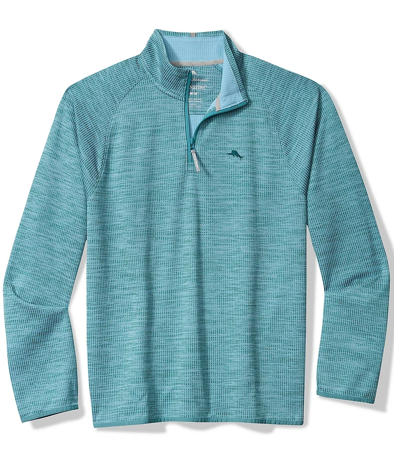 Tommy Bahama Big & Tall Palm Pro Quarter Zip Pullover