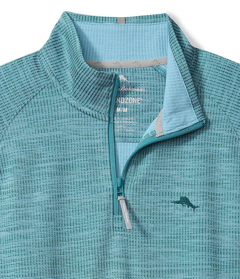 Tommy Bahama Big & Tall Palm Pro Quarter Zip Pullover