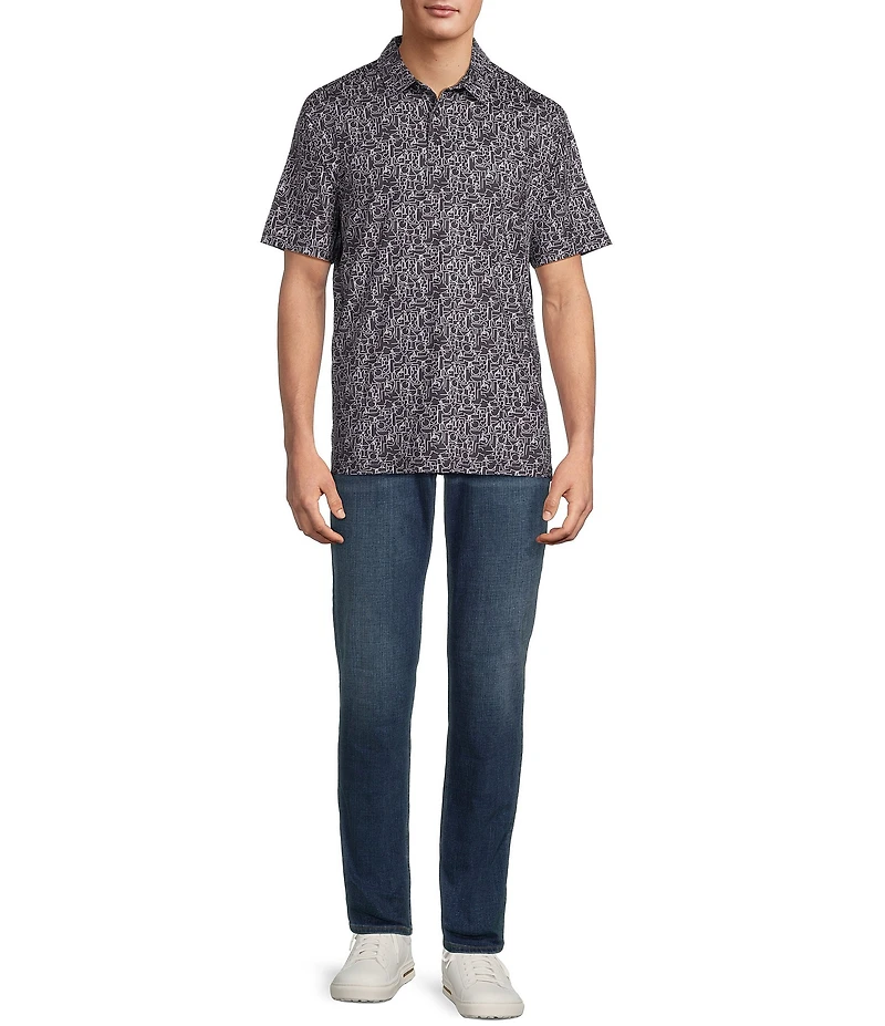 Tommy Bahama Big & Tall Party Mixer Short Sleeve Polo Shirt