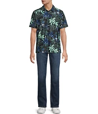 Tommy Bahama Big & Tall Pebble Coast Canopy Short Sleeve Polo Shirt