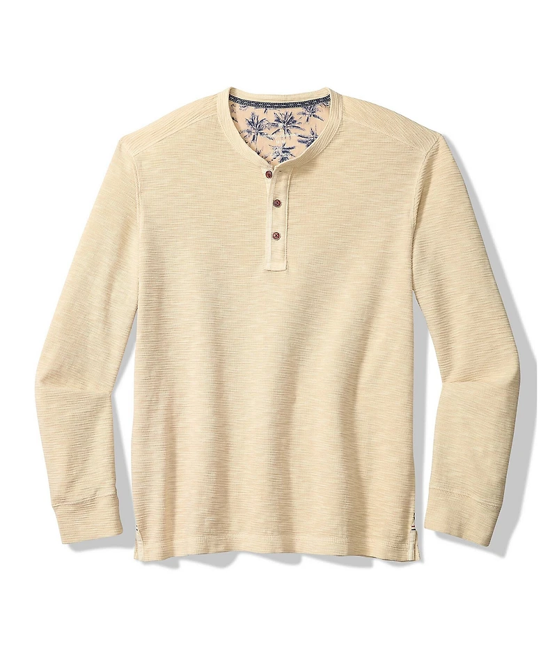 Tommy Bahama Big & Tall Port Oasis Long Sleeve Henley Shirt