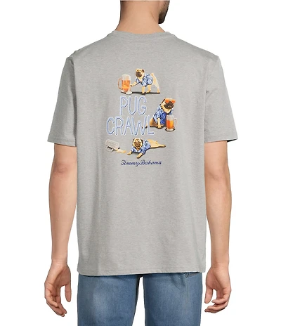 Tommy Bahama Big & Tall Pug Crawl Pocket Short Sleeve T-Shirt