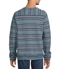 Tommy Bahama Big & Tall San Felipe Stripe Baja Abaco Pullover