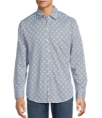 Tommy Bahama Big & Tall San Lucio Miro Mosaic Long Sleeve Woven Shirt