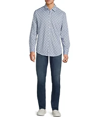 Tommy Bahama Big & Tall San Lucio Miro Mosaic Long Sleeve Woven Shirt