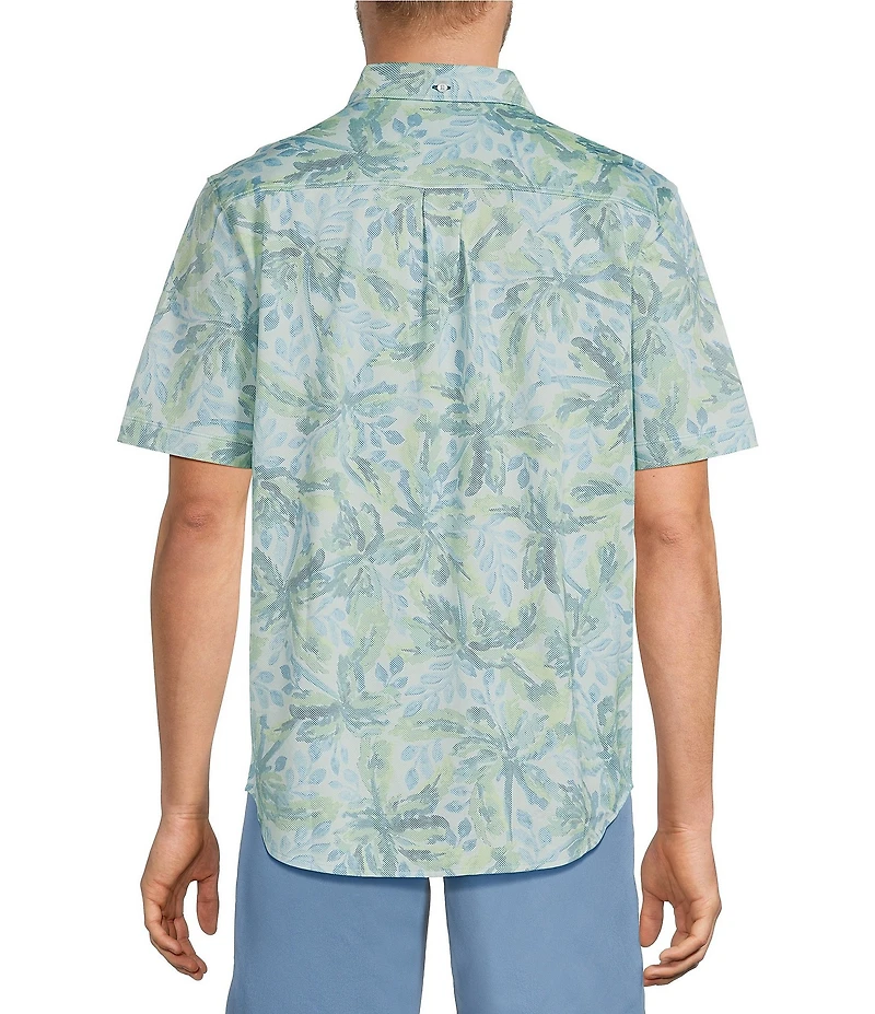 Tommy Bahama Big & Tall San Lucio Sea Shade Short Sleeve Woven Shirt