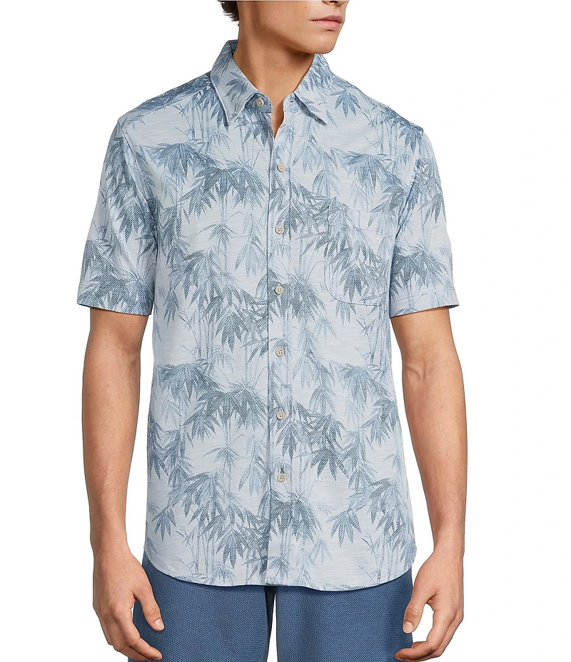 Tommy Bahama Big & Tall San Lucio Tides Bamboo Short Sleeve Woven Shirt