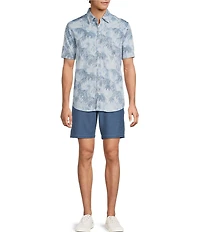 Tommy Bahama Big & Tall San Lucio Tides Bamboo Short Sleeve Woven Shirt