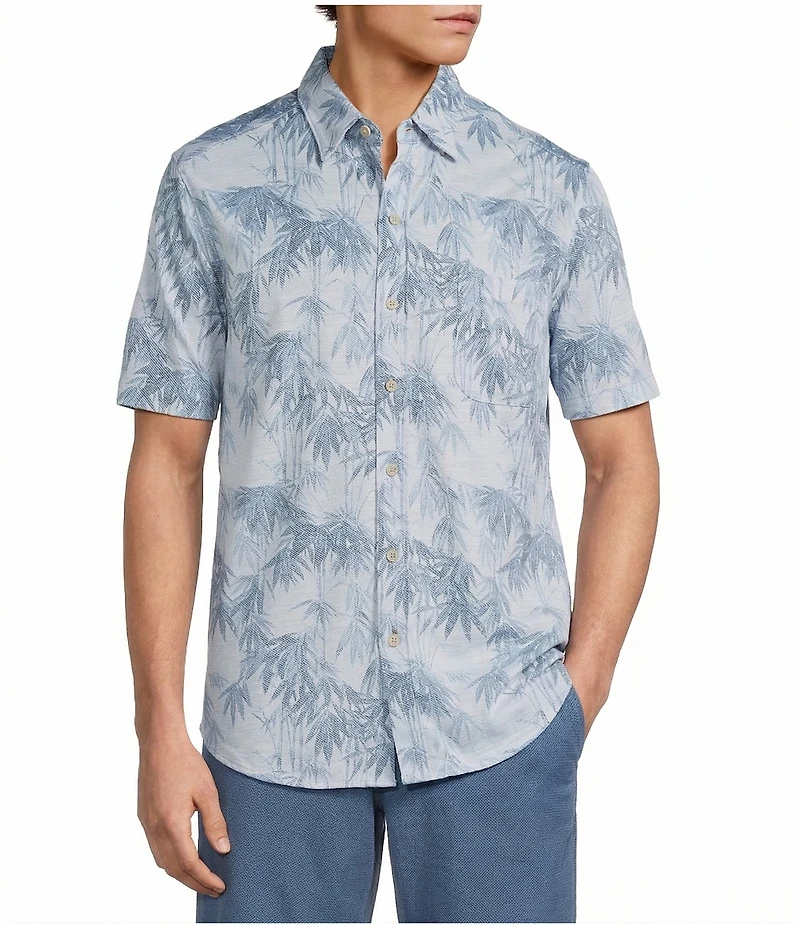 Tommy Bahama Big & Tall San Lucio Tides Bamboo Short Sleeve Woven Shirt